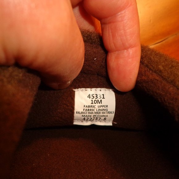 Men's NIB Minnetonka Art Mule Slippers 10M Autumn Brown Slip On - Picture 11 of 14